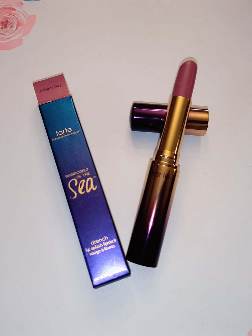 Tarte Rainforest of the Sea Drench Lip Splash Lipstick In Cabana Boy